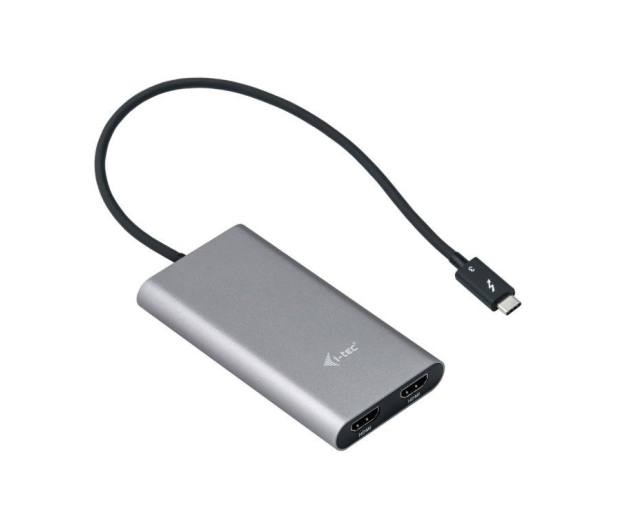 I-TEC Adapter Thunderbolt 3 - Dual HDMI 60Hz do notebooków i tabletów TB3DUAL4KHDMI - 518366 - zdjęcie 2